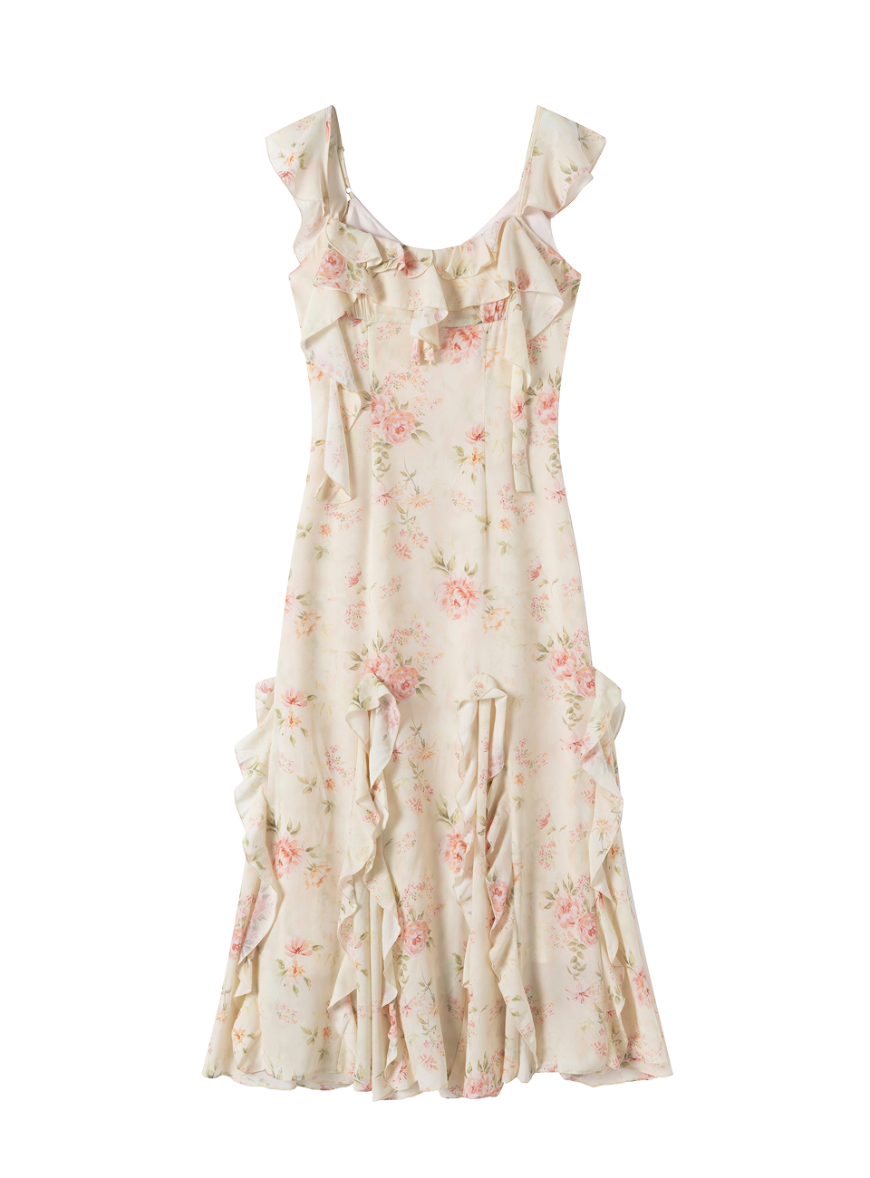 ÉMRUVIO Whispers of Rose Dress