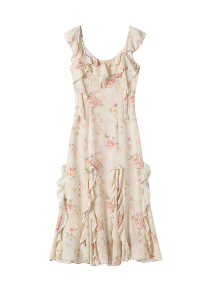 ÉMRUVIO Whispers of Rose Dress