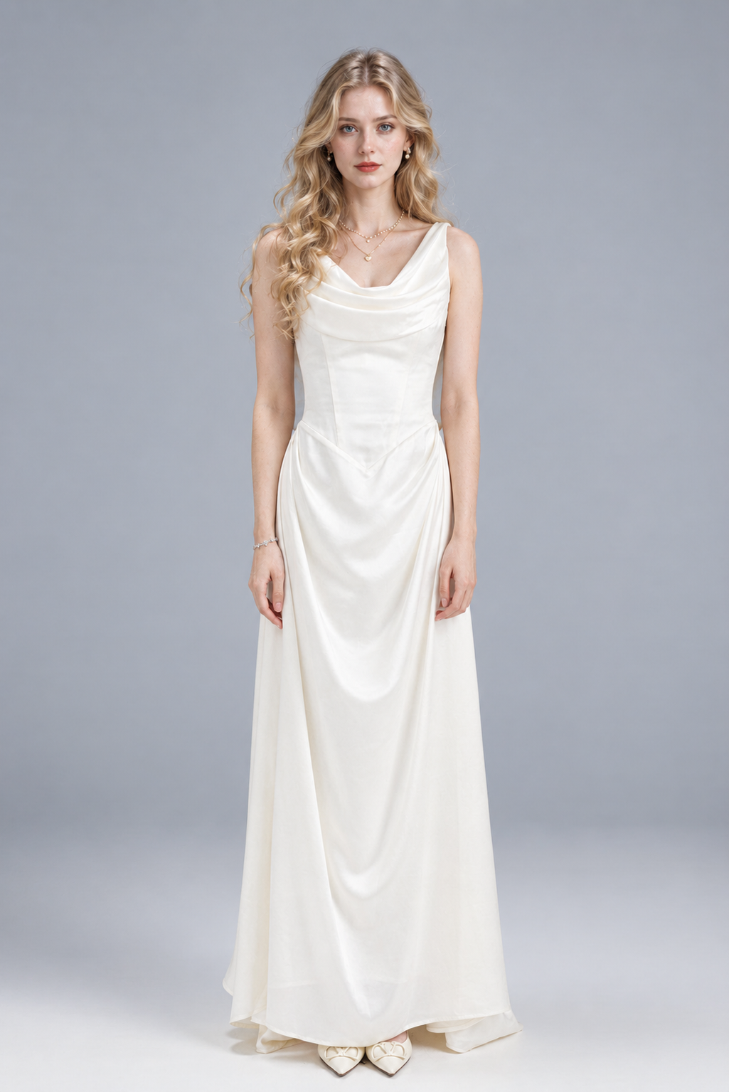 Lorean Soft Satin Dress