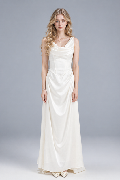 Lorean Soft Satin Dress