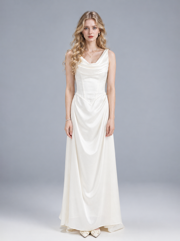 Lorean Soft Satin Dress