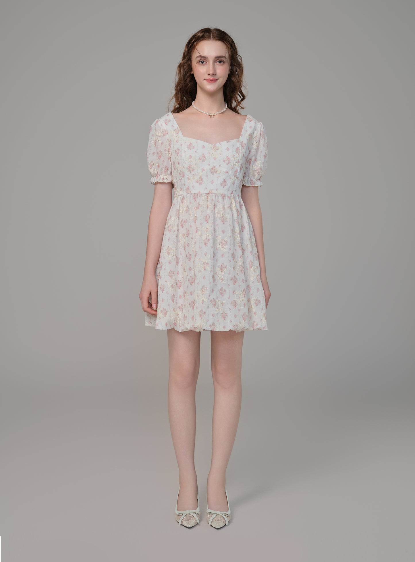 Satin Casket Floral Charm