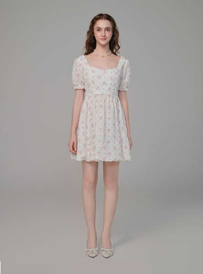 Satin Casket Floral Charm