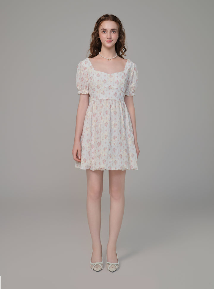 Satin Casket Floral Charm