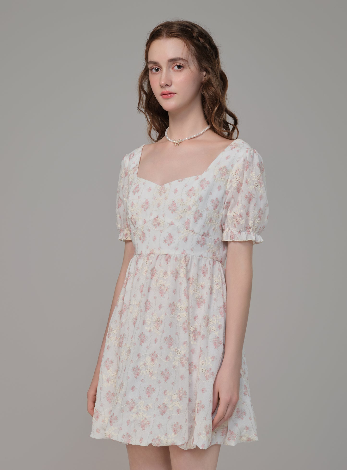 Satin Casket Floral Charm