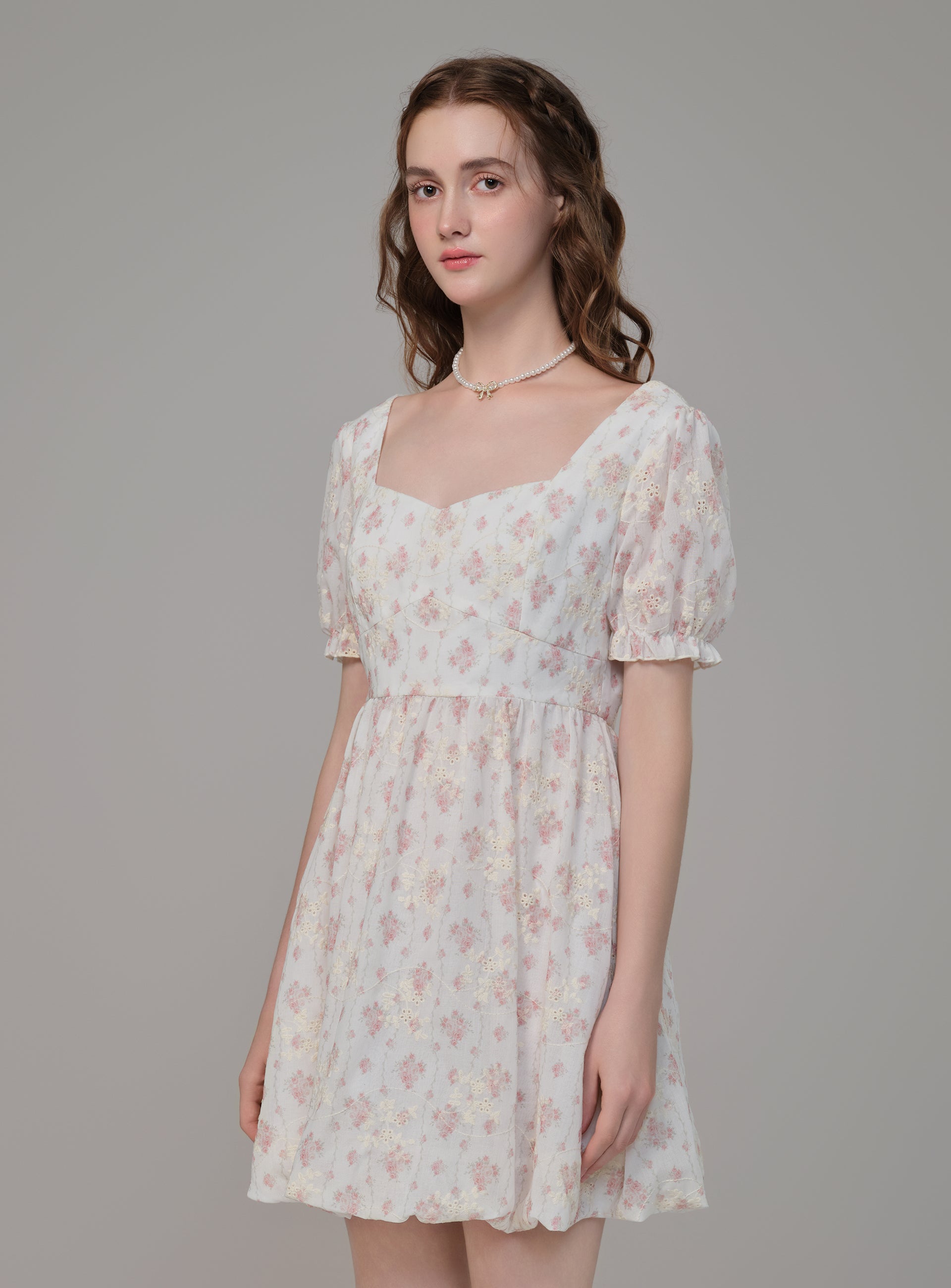 Satin Casket Floral Charm