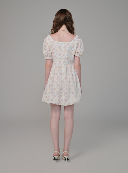 Satin Casket Floral Charm