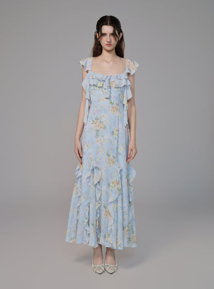 ÉMRUVIO Whispers of Rose Dress