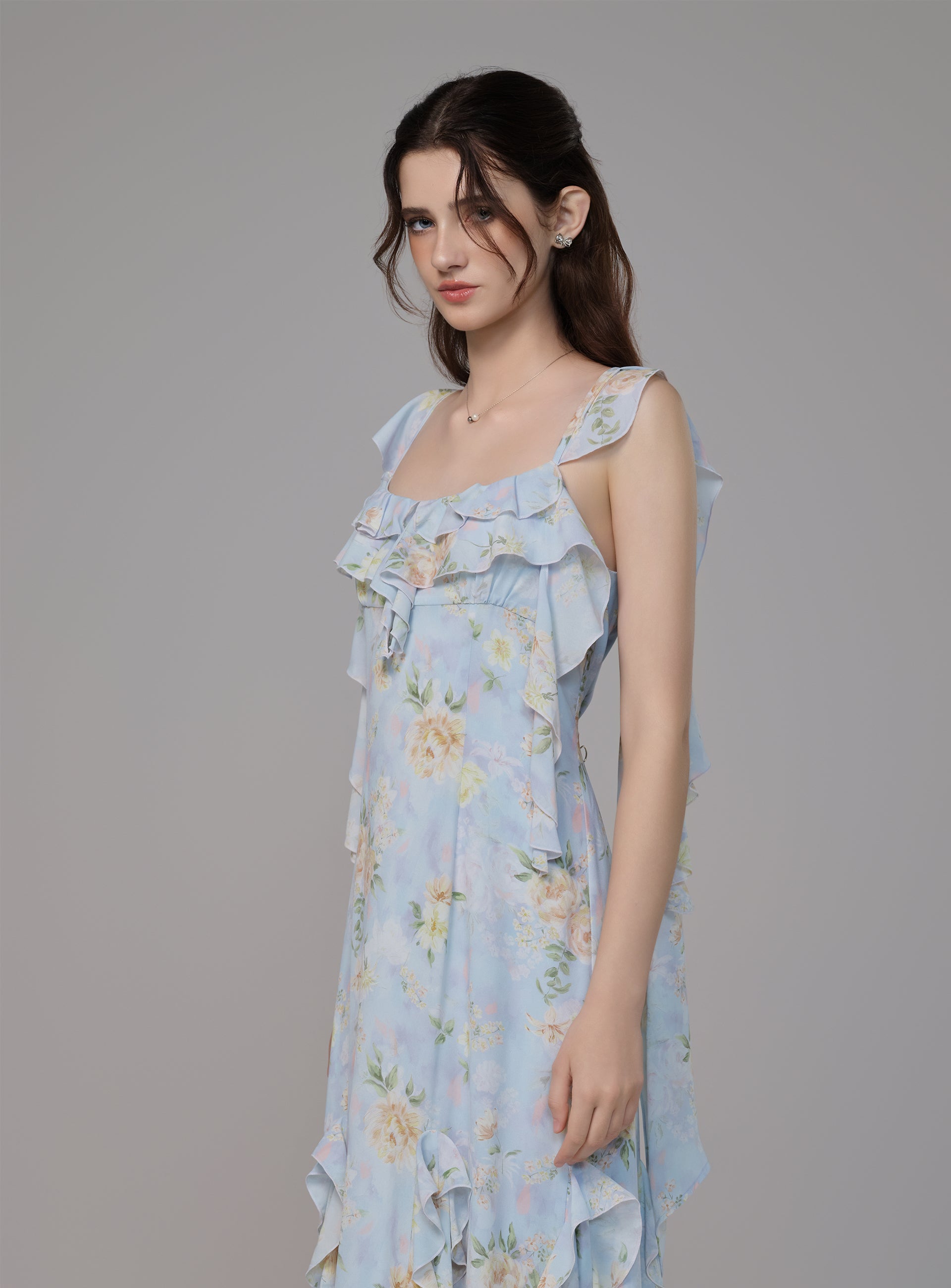 ÉMRUVIO Whispers of Rose Dress