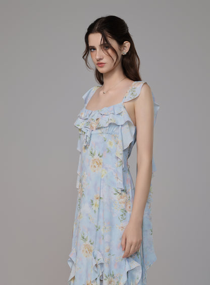 ÉMRUVIO Whispers of Rose Dress