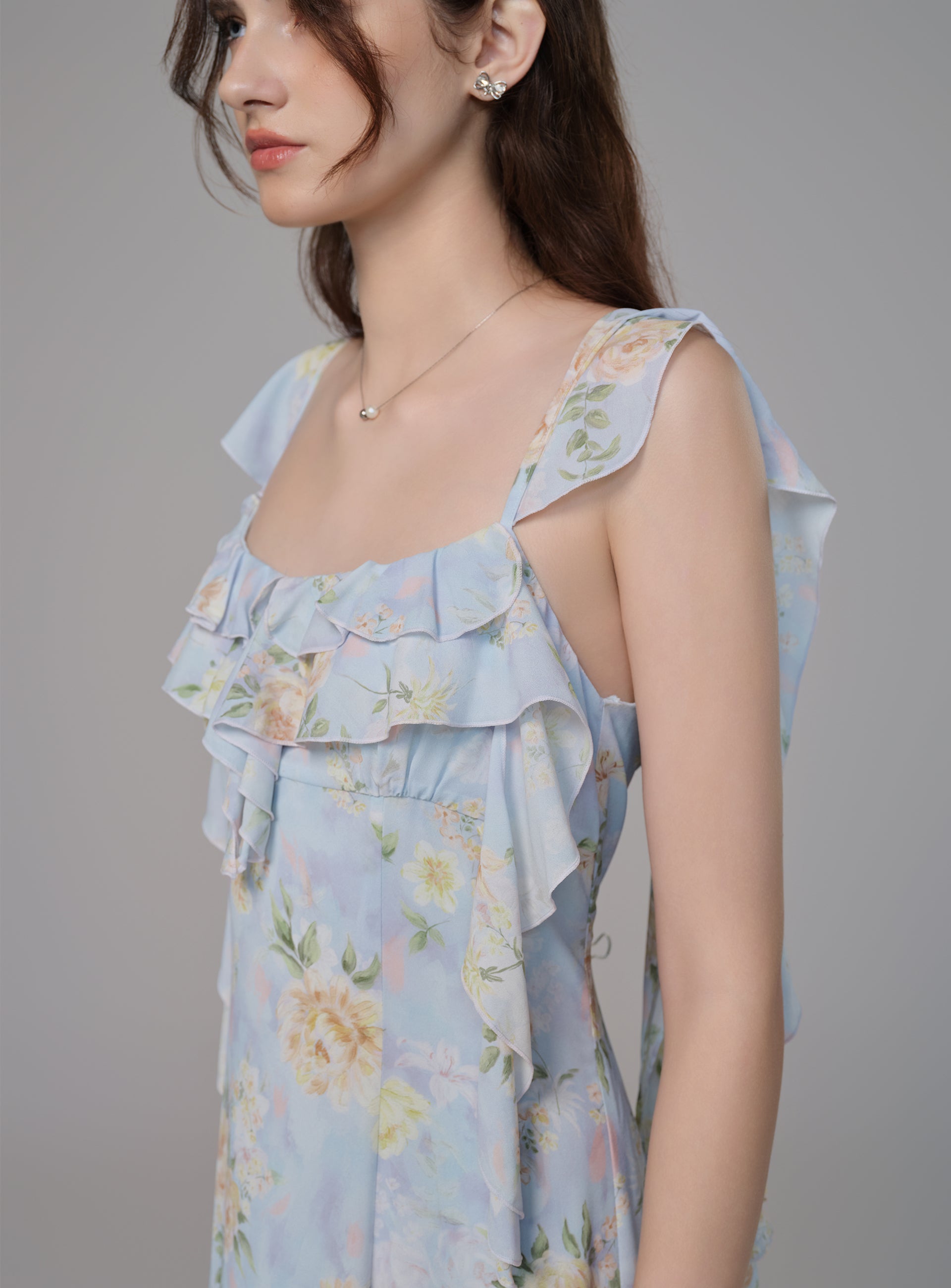 ÉMRUVIO Whispers of Rose Dress