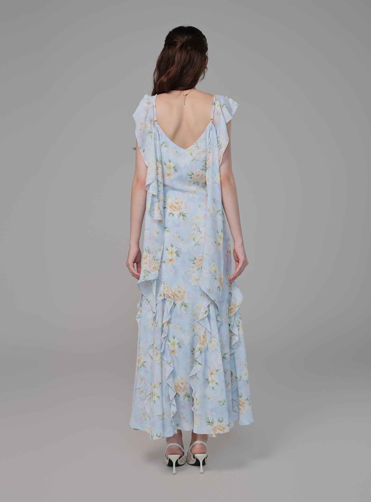 ÉMRUVIO Whispers of Rose Dress