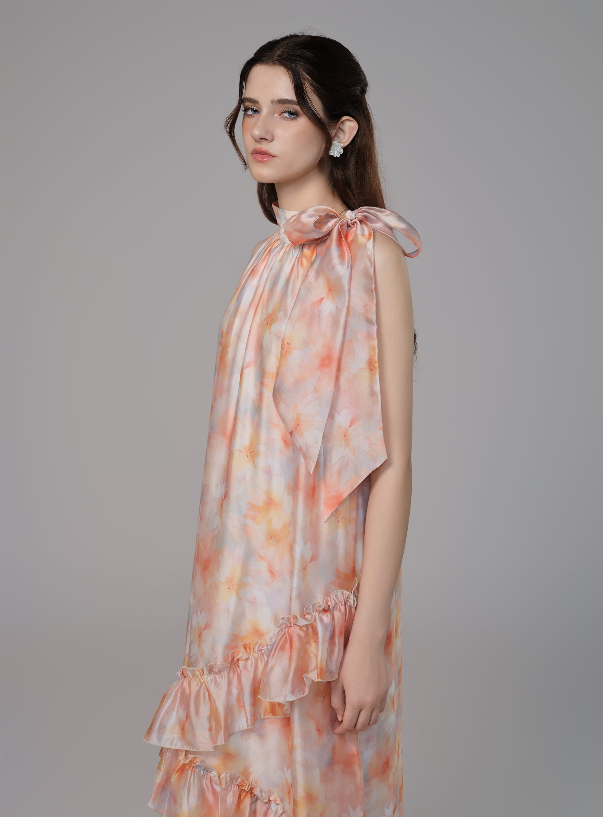 open lace back dress Vespera main image 1