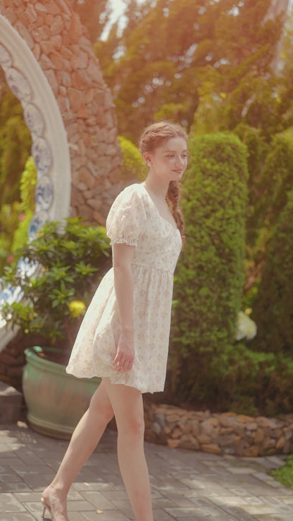 Satin Casket Floral Charm